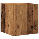 Sidebord Gammelt Tre 33X33X34 Cm Konstruert Tre
