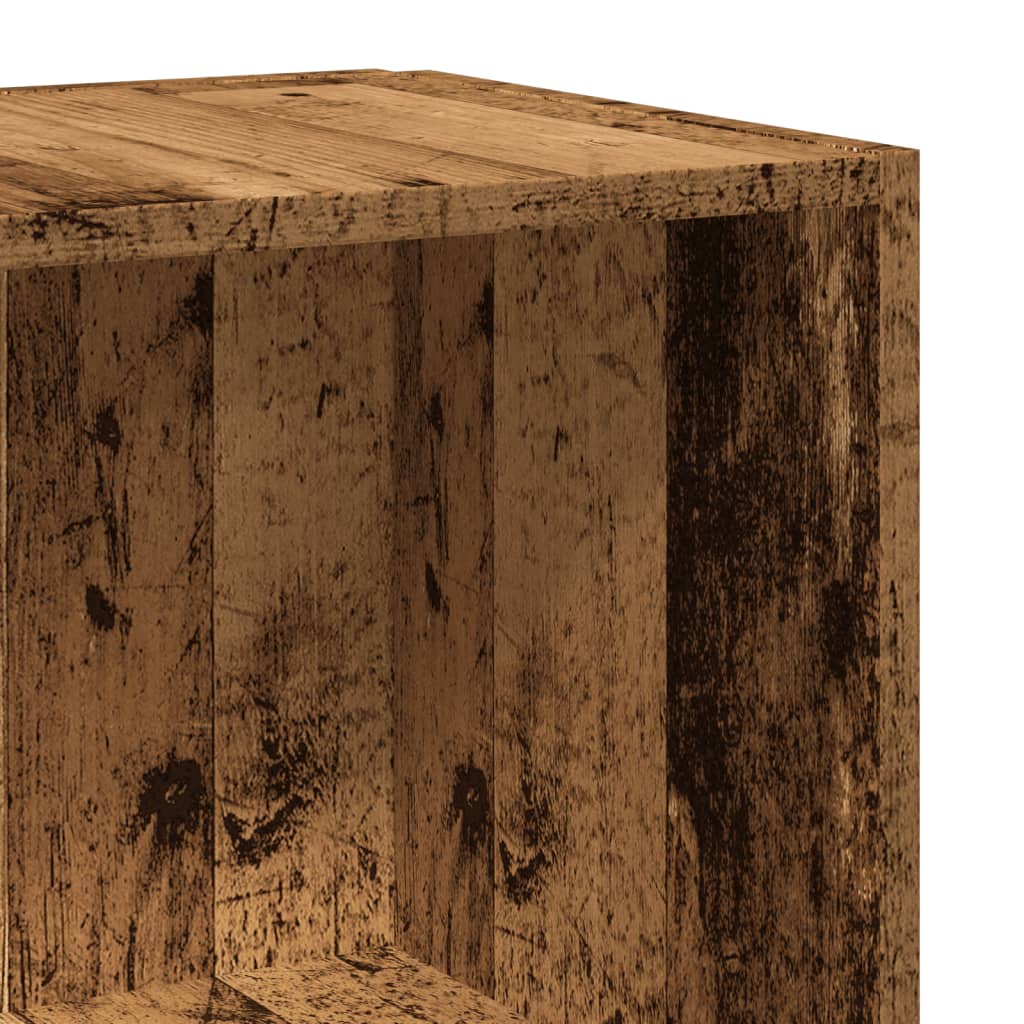 Sidebord Gammelt Tre 33X33X34 Cm Konstruert Tre