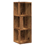 Hjørneskap Gammelt Tre 33X33X100 Cm Konstruert Tre