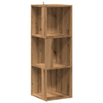 Hjørneskap Artisan Eik 33X33X100 Cm Konstruert Tre