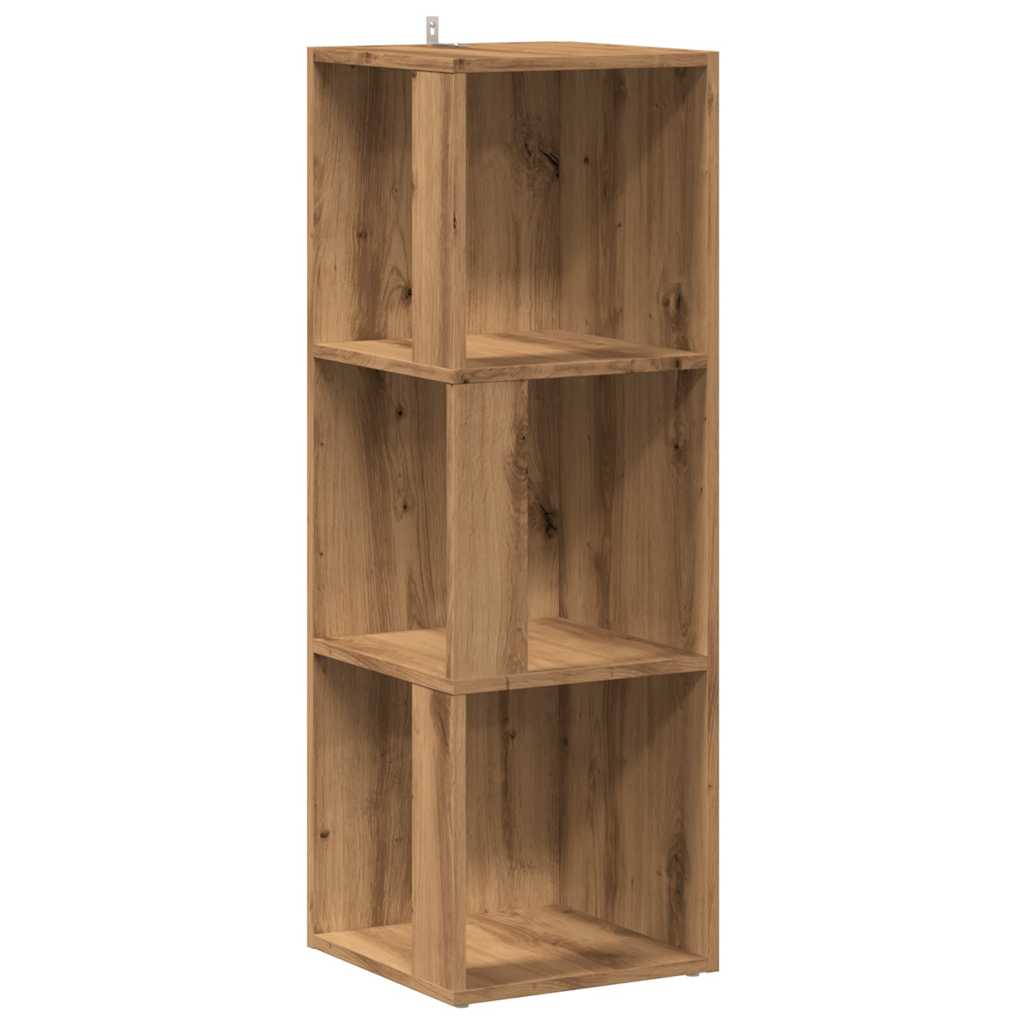 Hjørneskap Artisan Eik 33X33X100 Cm Konstruert Tre