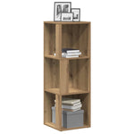 Hjørneskap Artisan Eik 33X33X100 Cm Konstruert Tre