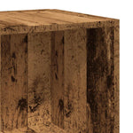 Hjørneskap Gammelt Tre 33X33X132 Cm Konstruert Tre