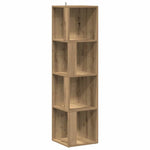 Hjørneskap Artisan Eik 33X33X132 Cm Konstruert Tre