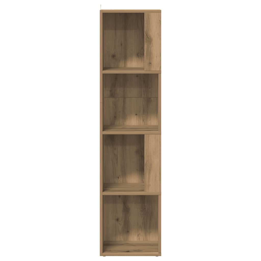 Hjørneskap Artisan Eik 33X33X132 Cm Konstruert Tre