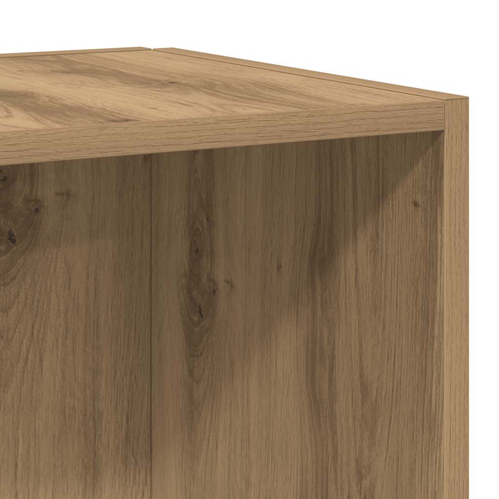 Hjørneskap Artisan Eik 33X33X132 Cm Konstruert Tre
