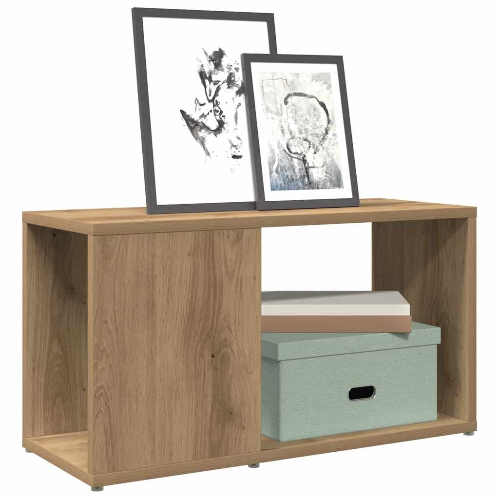Tv-Benk Artisan Eik 60X24X32 Cm Konstruert Tre