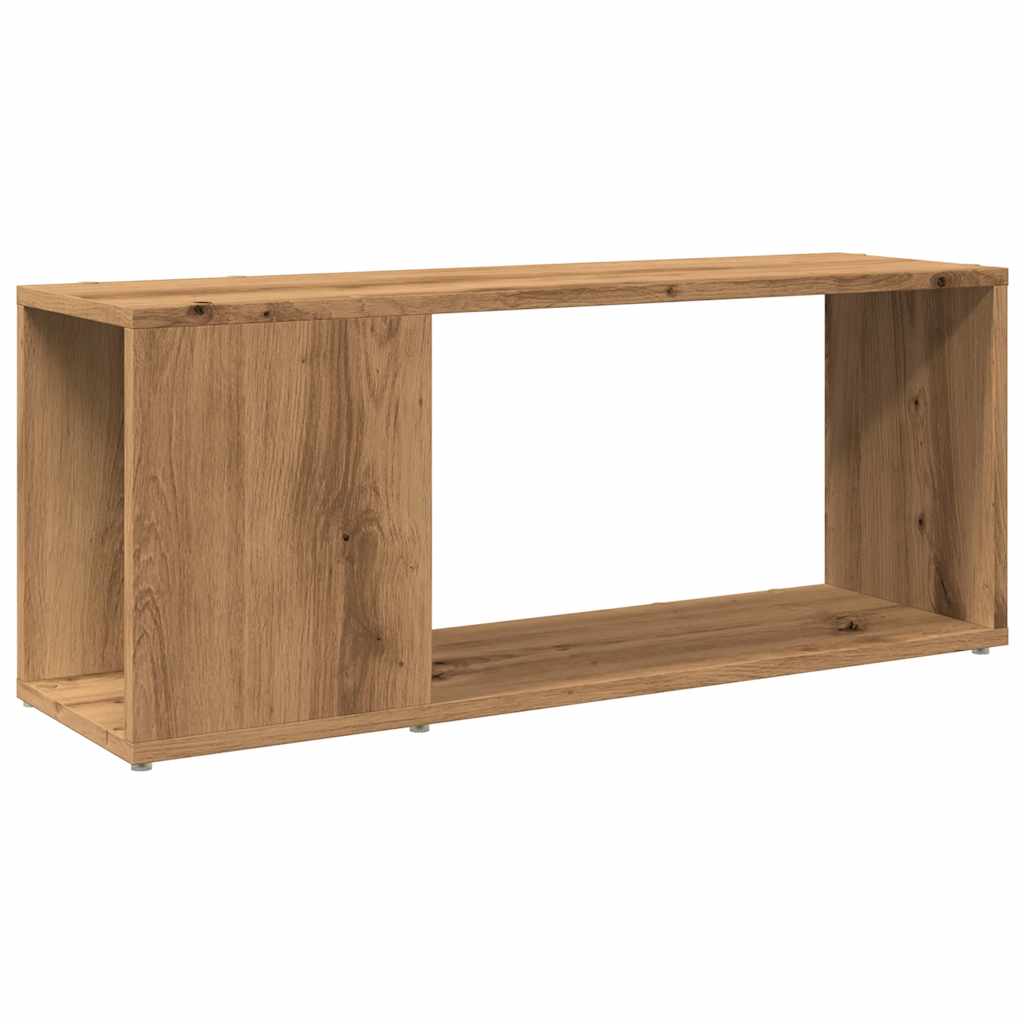 Tv-Benk Artisan Eik 80X24X32Cm Konstruert Tre