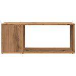 Tv-Benk Artisan Eik 80X24X32Cm Konstruert Tre