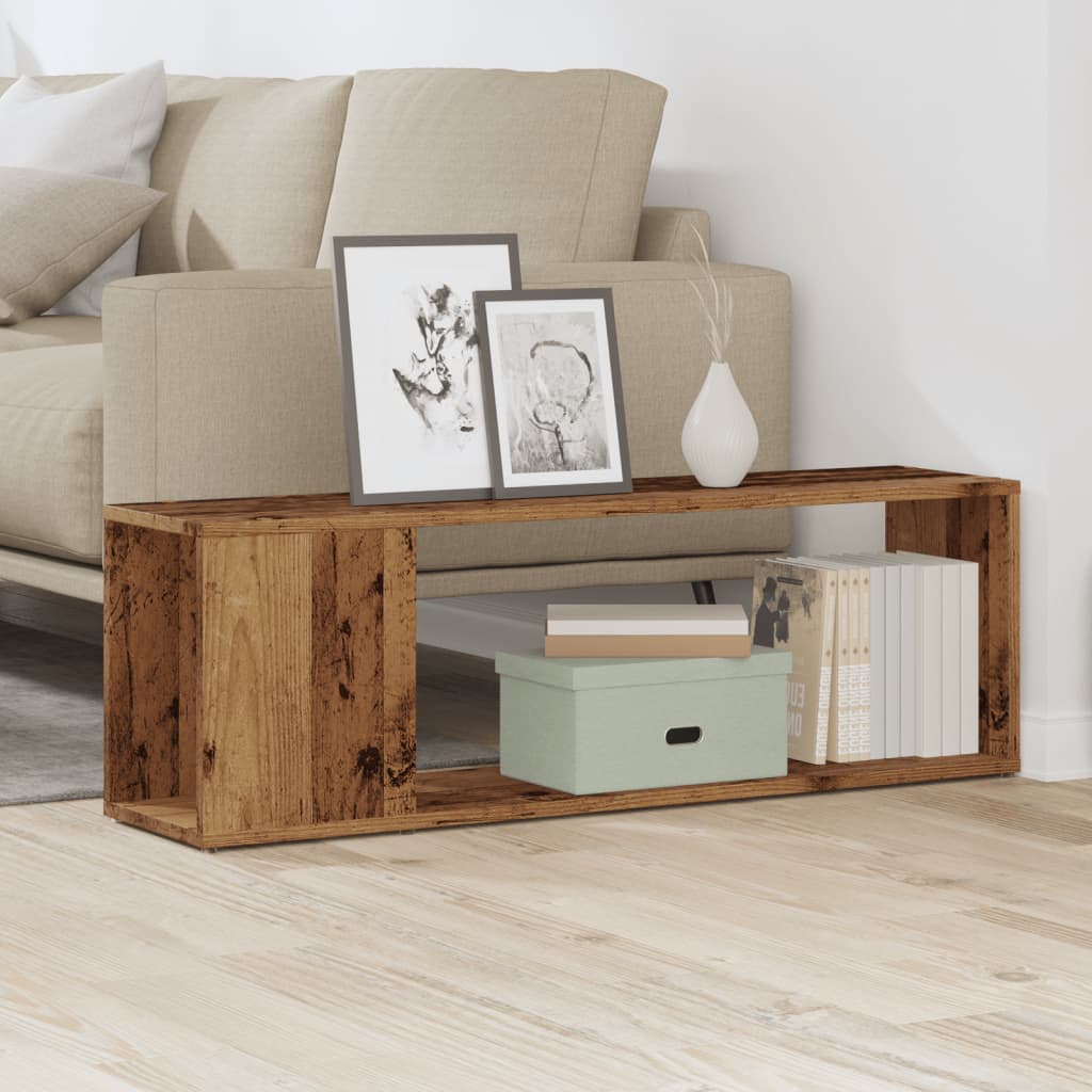 Tv-Benk Gammelt Tre 100X24X32 Cm Konstruert Tre