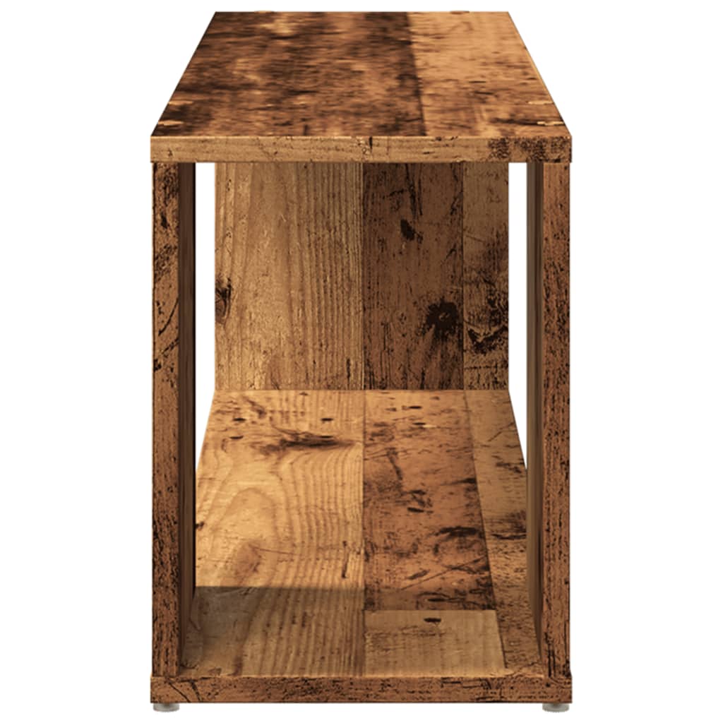 Tv-Benk Gammelt Tre 100X24X32 Cm Konstruert Tre