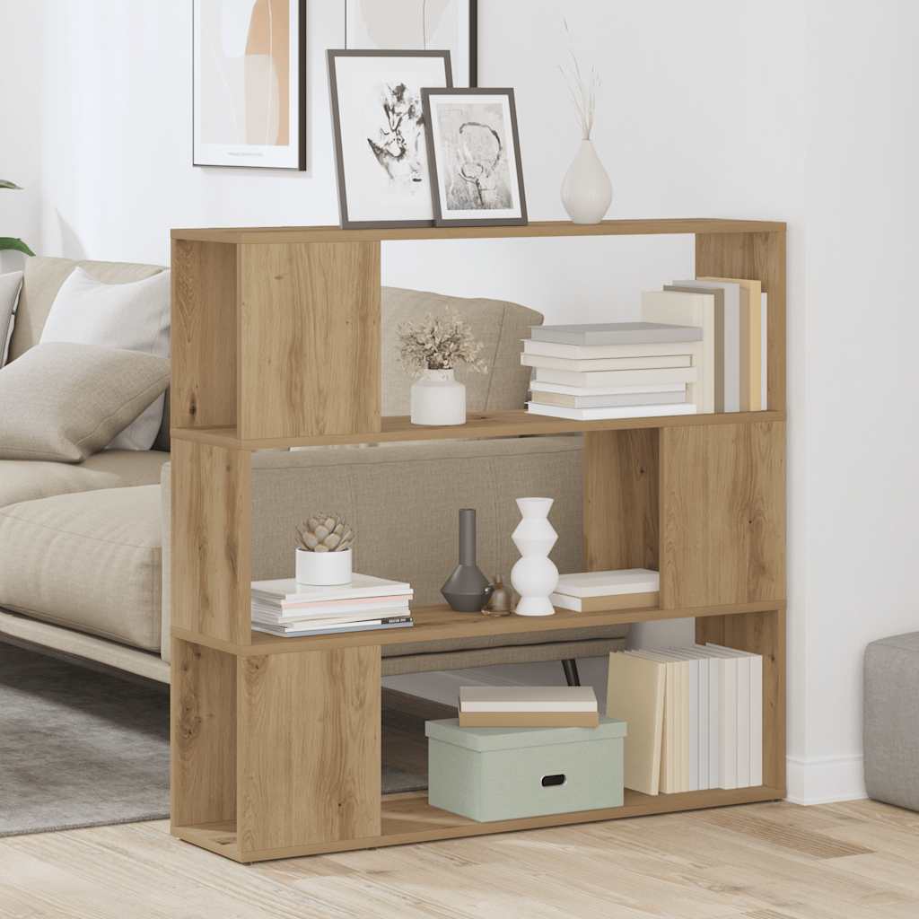 Bokhylle/Romdeler Artisan Eik 100X24X94 Cm
