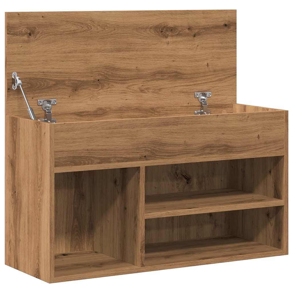 Skohylle Artisan Eik 80X30X45 Cm Konstruert Tre