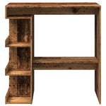 Barbord Med Oppbevaring Gammelt Tre 100X48X101,5 Cm