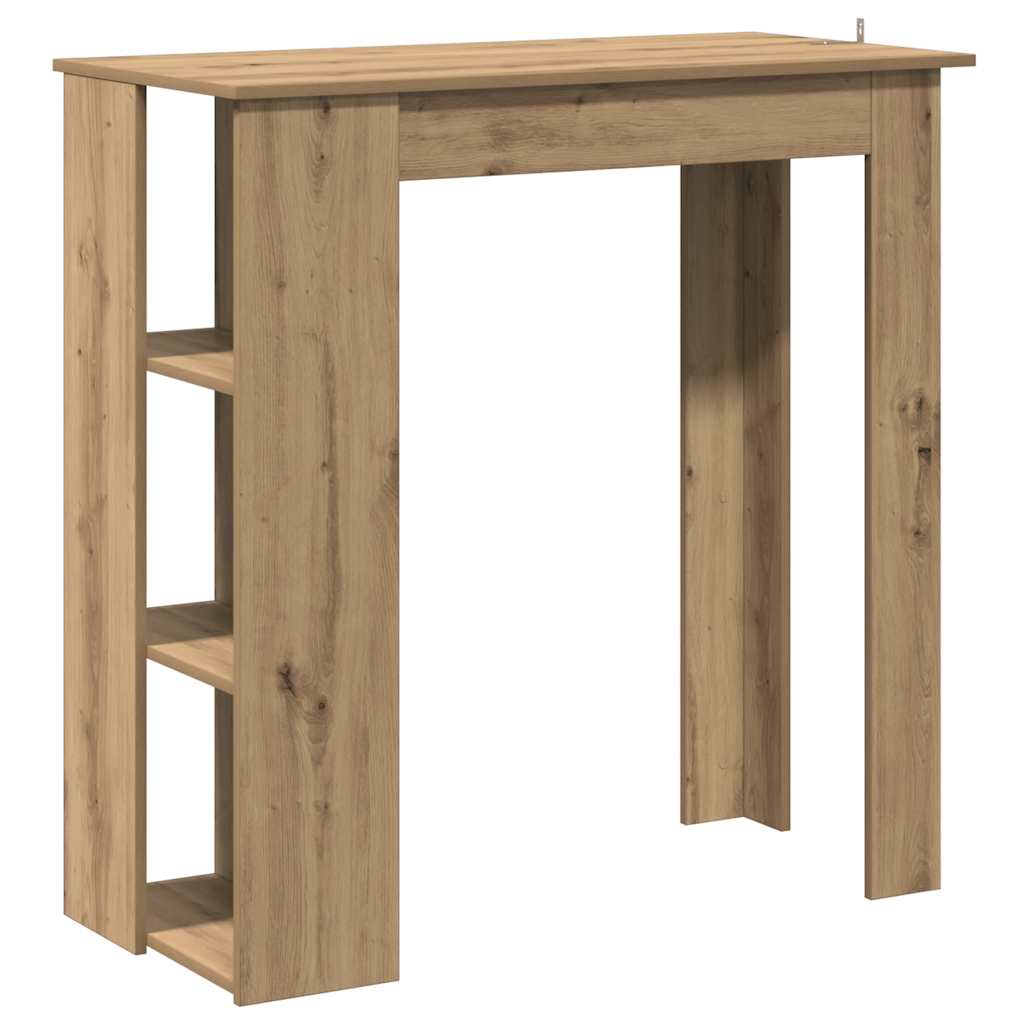 Barbord Med Hylle Artisan Eik 102X50X103,5 Cm Konstruert Tre