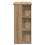 Barbord Med Hylle Artisan Eik 102X50X103,5 Cm Konstruert Tre