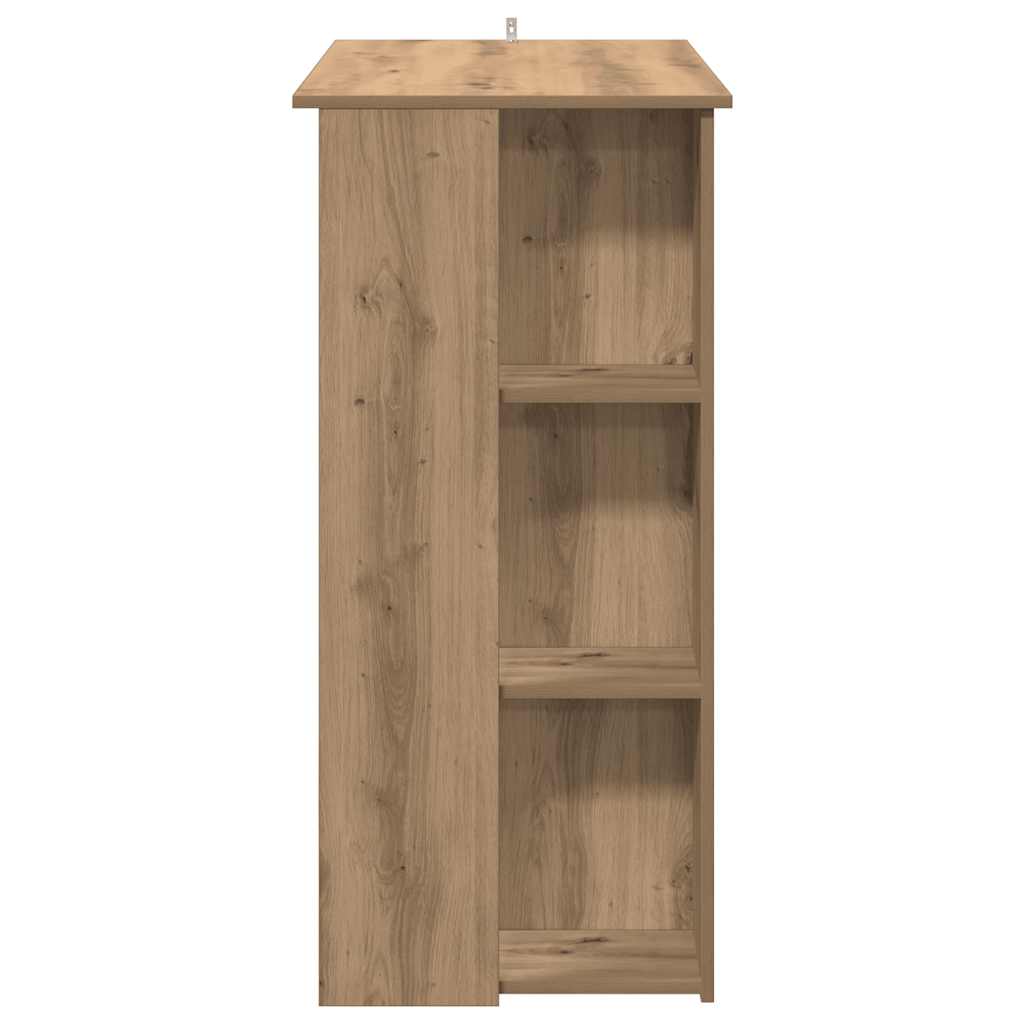 Barbord Med Hylle Artisan Eik 102X50X103,5 Cm Konstruert Tre