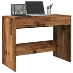 Skrivebord Gammelt Tre 101X50X76,5 Cm Konstruert Tre