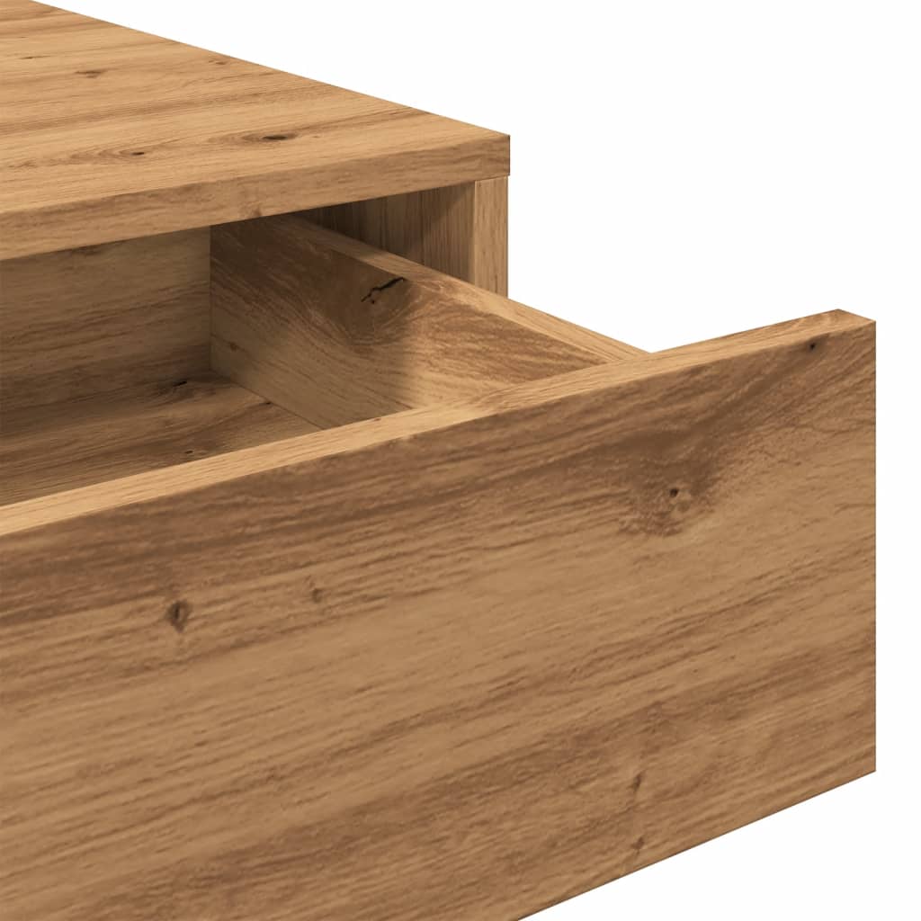 Skrivebord Artisan Eik 101X50X76,5 Cm Konstruert Tre
