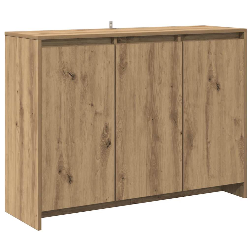Skjenk Artisan Eik 102X33X75 Cm Konstruert Tre