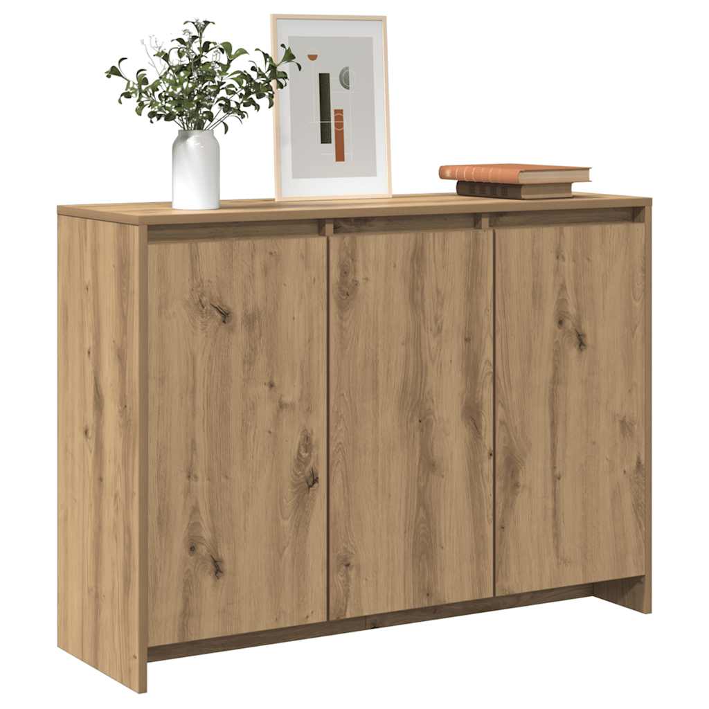 Skjenk Artisan Eik 102X33X75 Cm Konstruert Tre