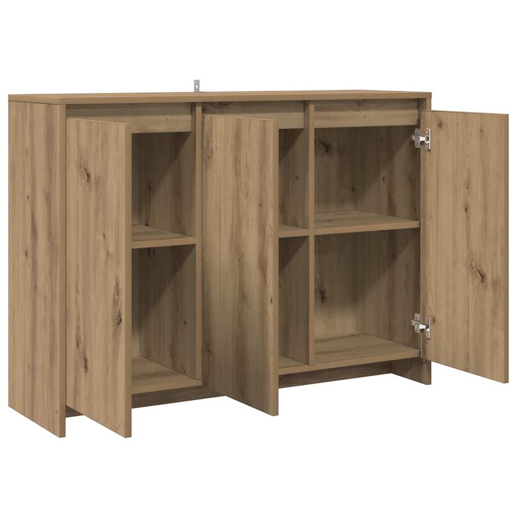 Skjenk Artisan Eik 102X33X75 Cm Konstruert Tre