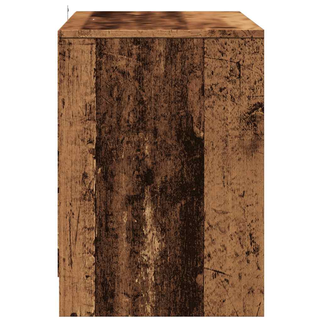 Tv-Benk Gammelt Tre 102X37,5X52,5 Cm Konstruert Tre