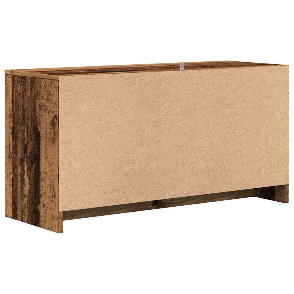 Tv-Benk Gammelt Tre 102X37,5X52,5 Cm Konstruert Tre
