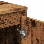 Tv-Benk Gammelt Tre 102X37,5X52,5 Cm Konstruert Tre