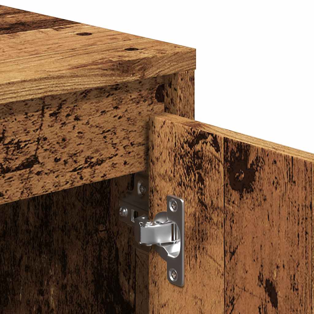 Tv-Benk Gammelt Tre 102X37,5X52,5 Cm Konstruert Tre