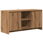 Tv-Benk Artisan Eik 102X37,5X52,5 Cm Konstruert Tre
