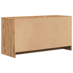 Tv-Benk Artisan Eik 102X37,5X52,5 Cm Konstruert Tre