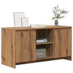 Tv-Benk Artisan Eik 102X37,5X52,5 Cm Konstruert Tre