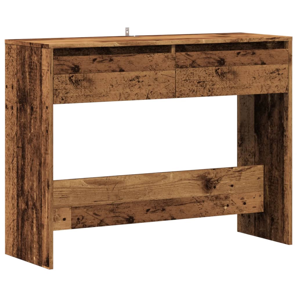Konsollbord Gammelt Tre 100X35X76,5 Cm Konstruert Tre