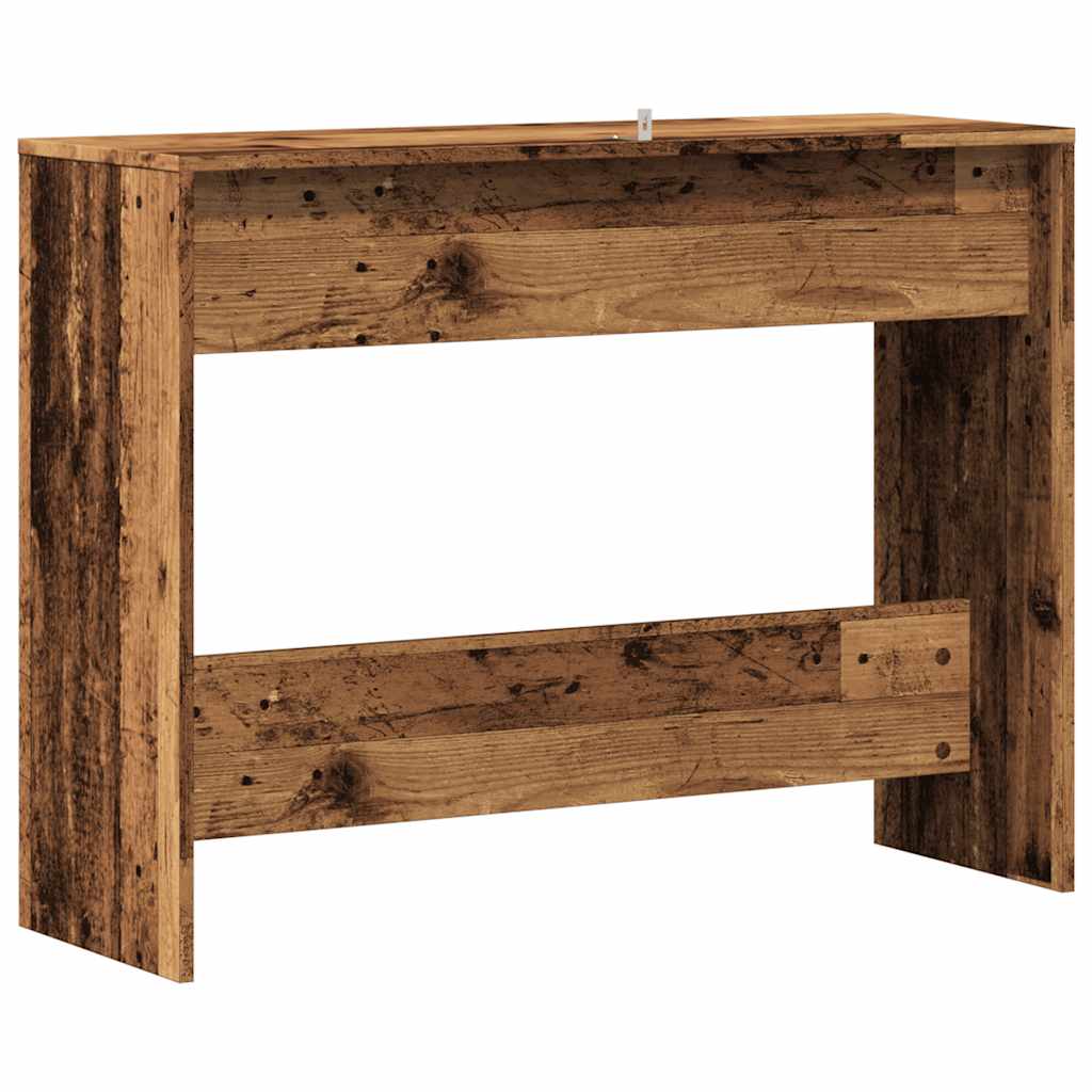 Konsollbord Gammelt Tre 100X35X76,5 Cm Konstruert Tre