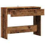Konsollbord Gammelt Tre 100X35X76,5 Cm Konstruert Tre