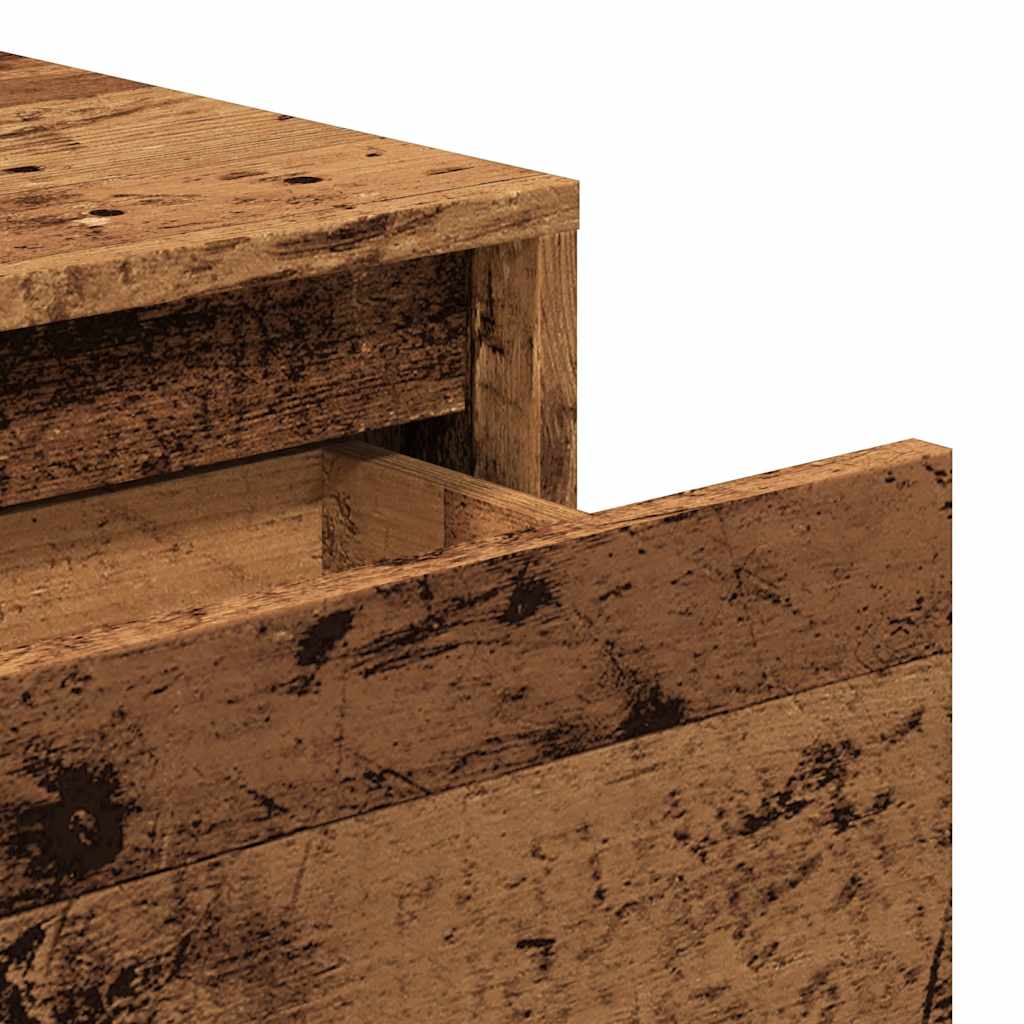 Konsollbord Gammelt Tre 100X35X76,5 Cm Konstruert Tre