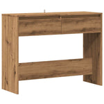 Konsollbord Artisan Eik 100X35X76,5 Cm Konstruert Tre