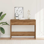 Konsollbord Artisan Eik 100X35X76,5 Cm Konstruert Tre