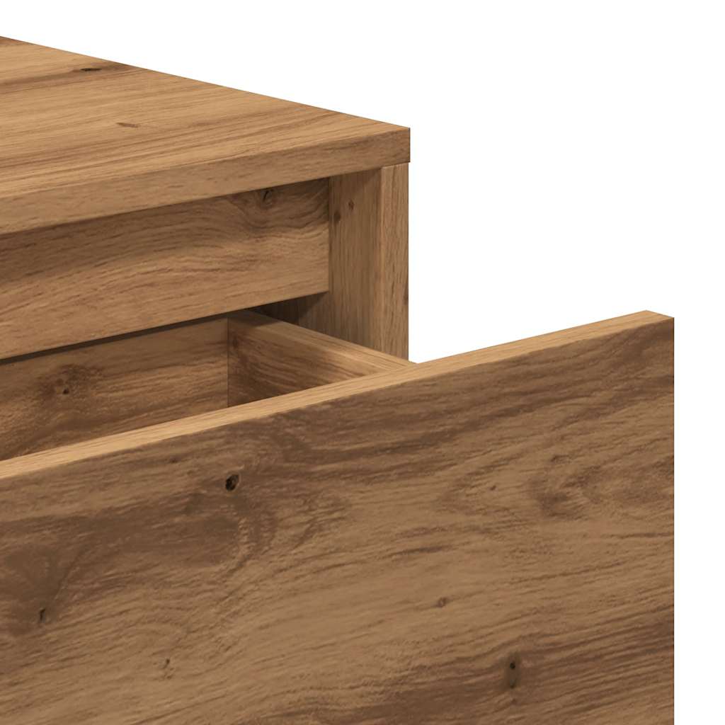 Konsollbord Artisan Eik 100X35X76,5 Cm Konstruert Tre