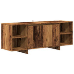Tv-Benk Gammelt Tre 130X35X50 Cm Konstruert Tre