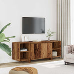 Tv-Benk Gammelt Tre 130X35X50 Cm Konstruert Tre