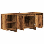 Tv-Benk Gammelt Tre 130X35X50 Cm Konstruert Tre