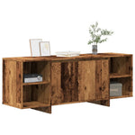 Tv-Benk Gammelt Tre 130X35X50 Cm Konstruert Tre
