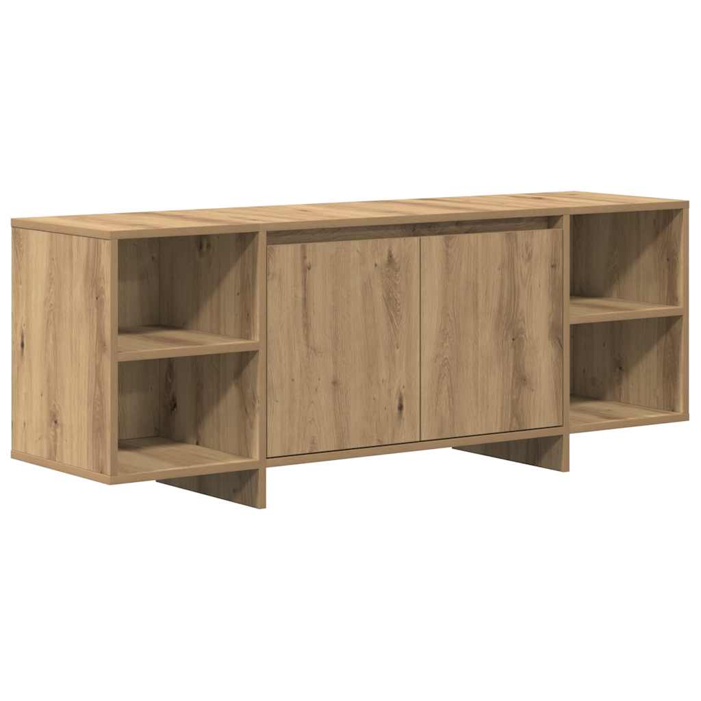 Tv-Benk Artisan Eik 130X35X50 Cm Konstruert Tre