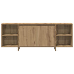 Tv-Benk Artisan Eik 130X35X50 Cm Konstruert Tre
