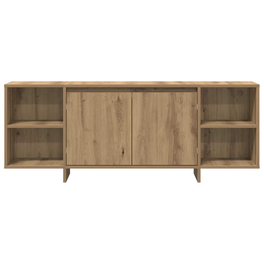 Tv-Benk Artisan Eik 130X35X50 Cm Konstruert Tre