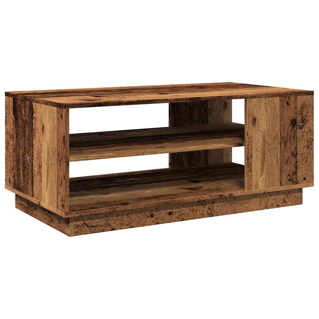Salongbord Gammelt Tre 102X55X43 Cm Konstruert Tre