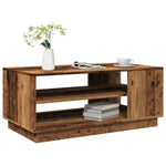 Salongbord Gammelt Tre 102X55X43 Cm Konstruert Tre