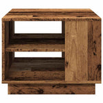 Salongbord Gammelt Tre 55X55X42 Cm Konstruert Tre